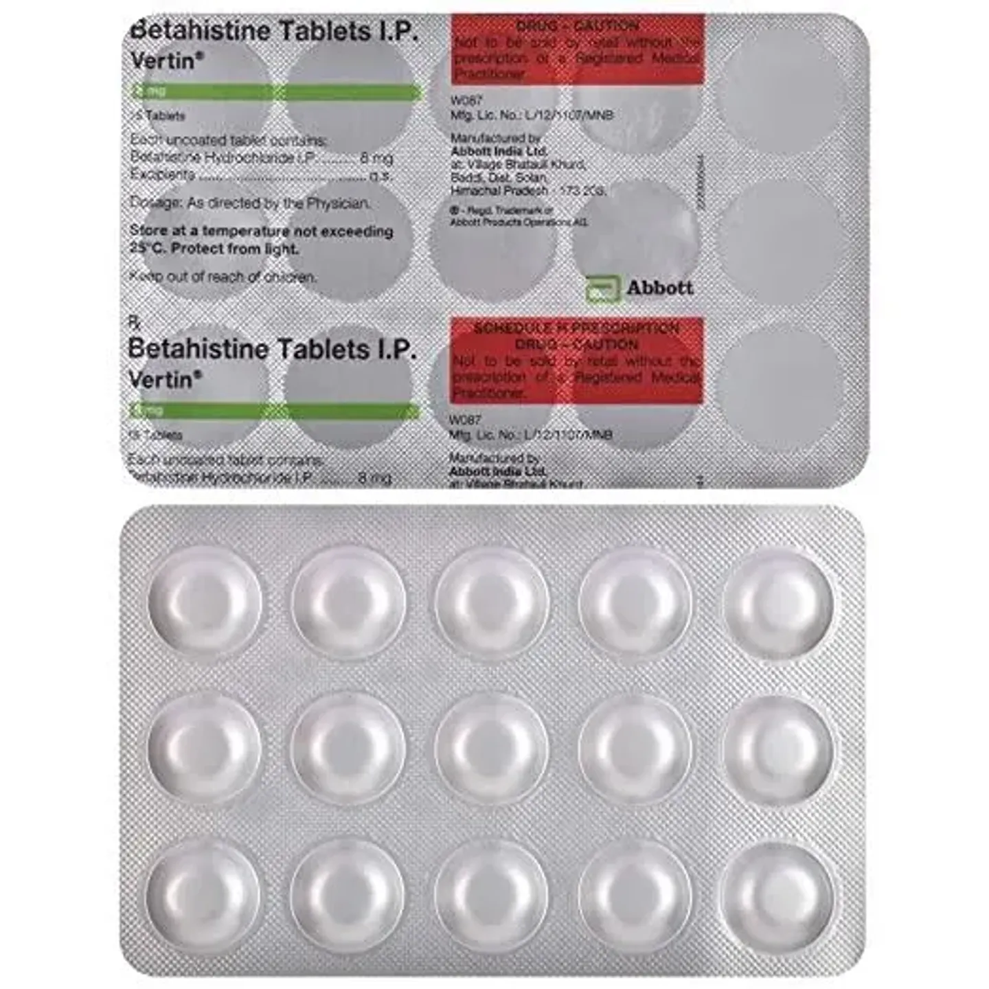 Vertin 8 Tablet product image