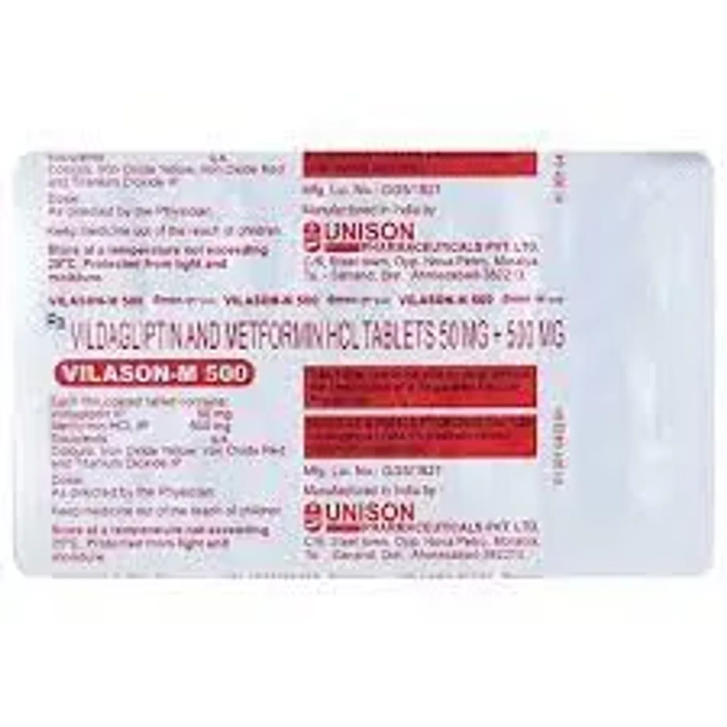 Vilason M 500 Tablet product image