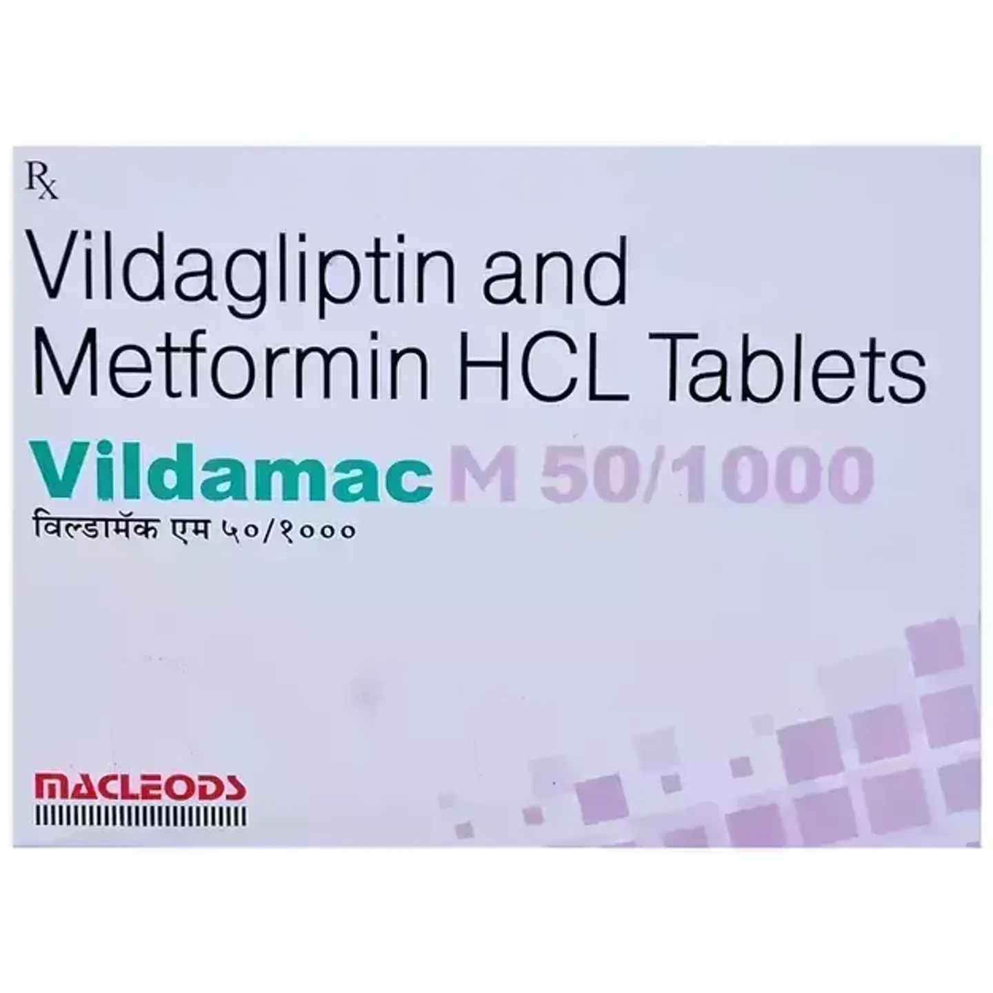 Vildamac M 50/1000 Tablet product image