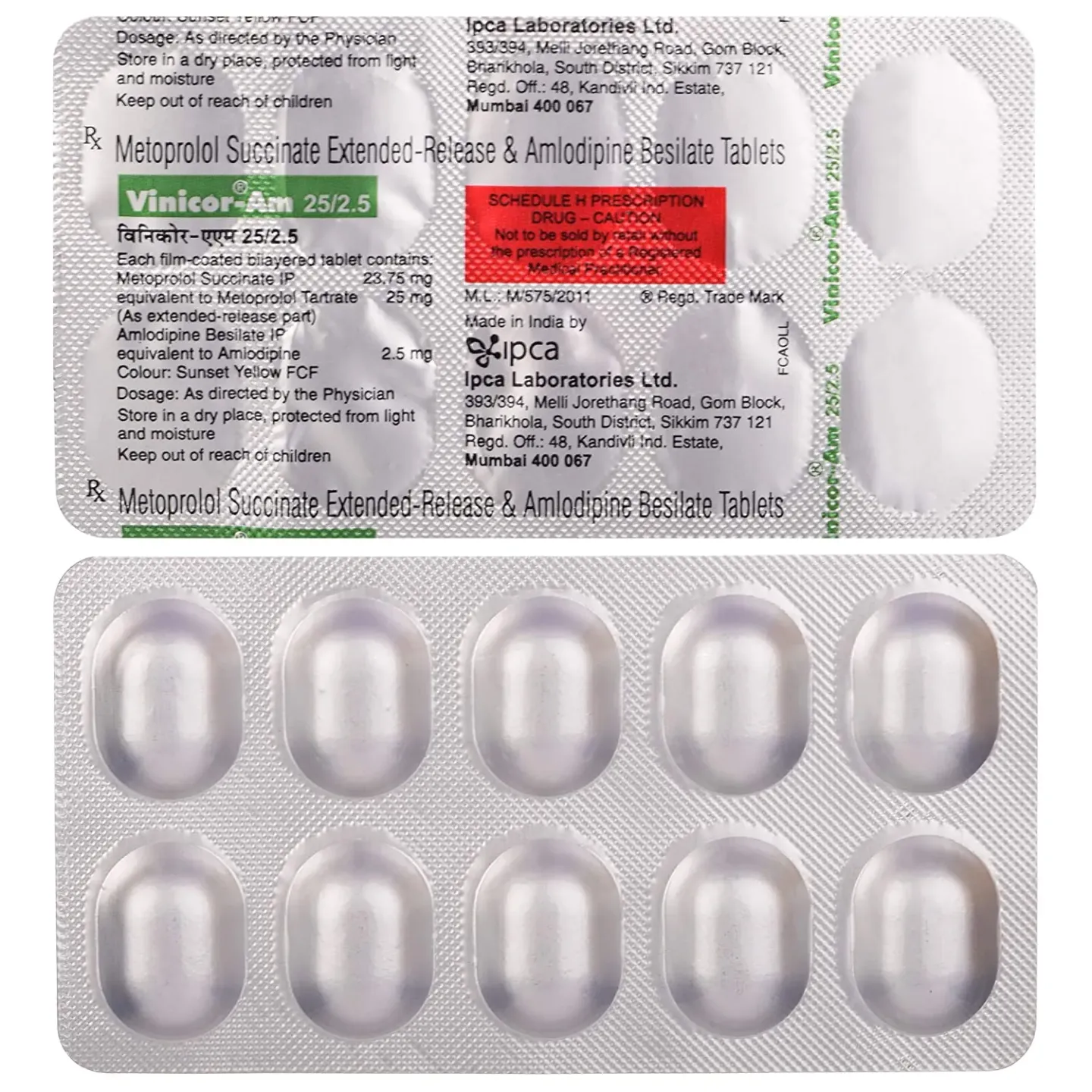 Vinicor Am 25/2.5 Tablet product image