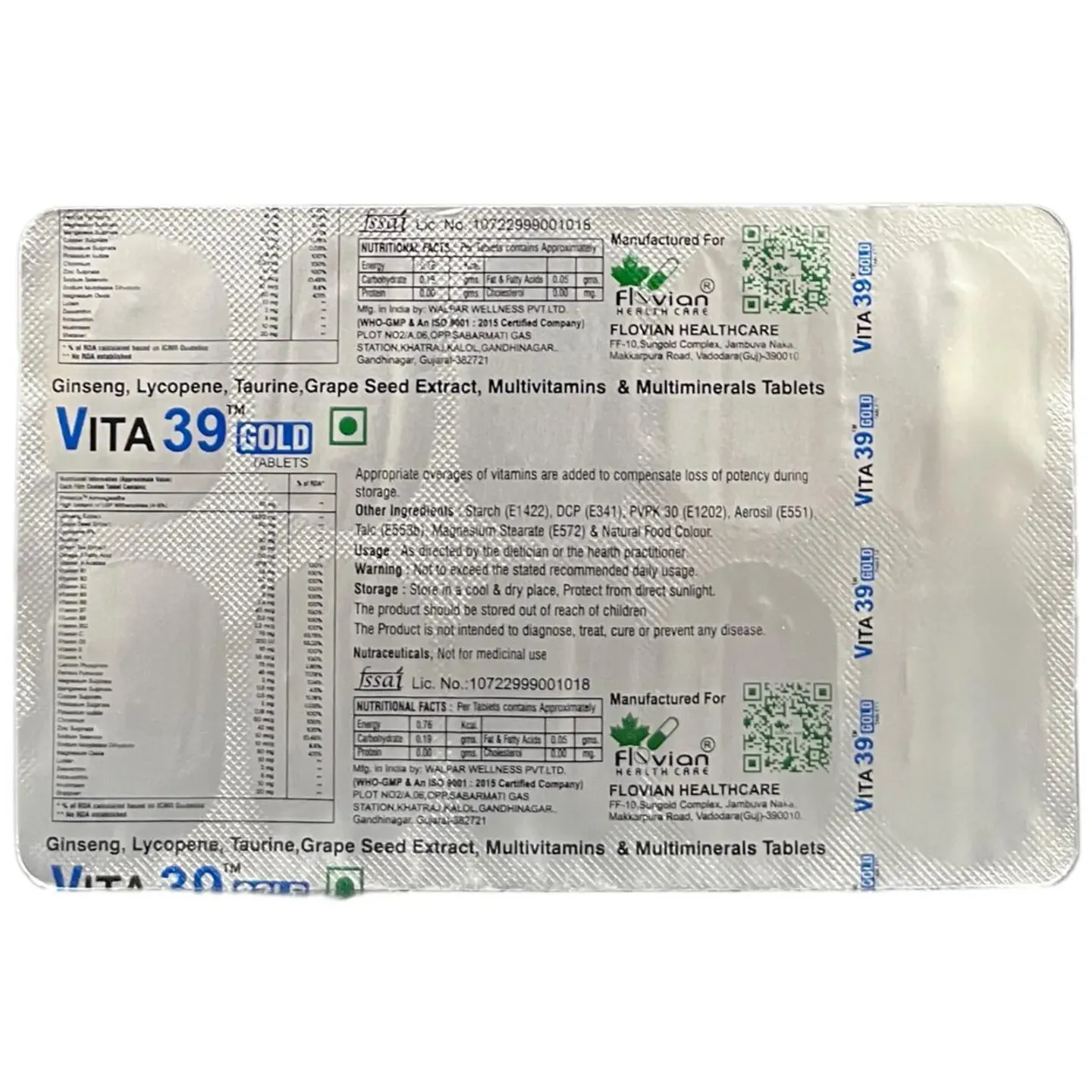 Vita 39 Gold Tablet product image