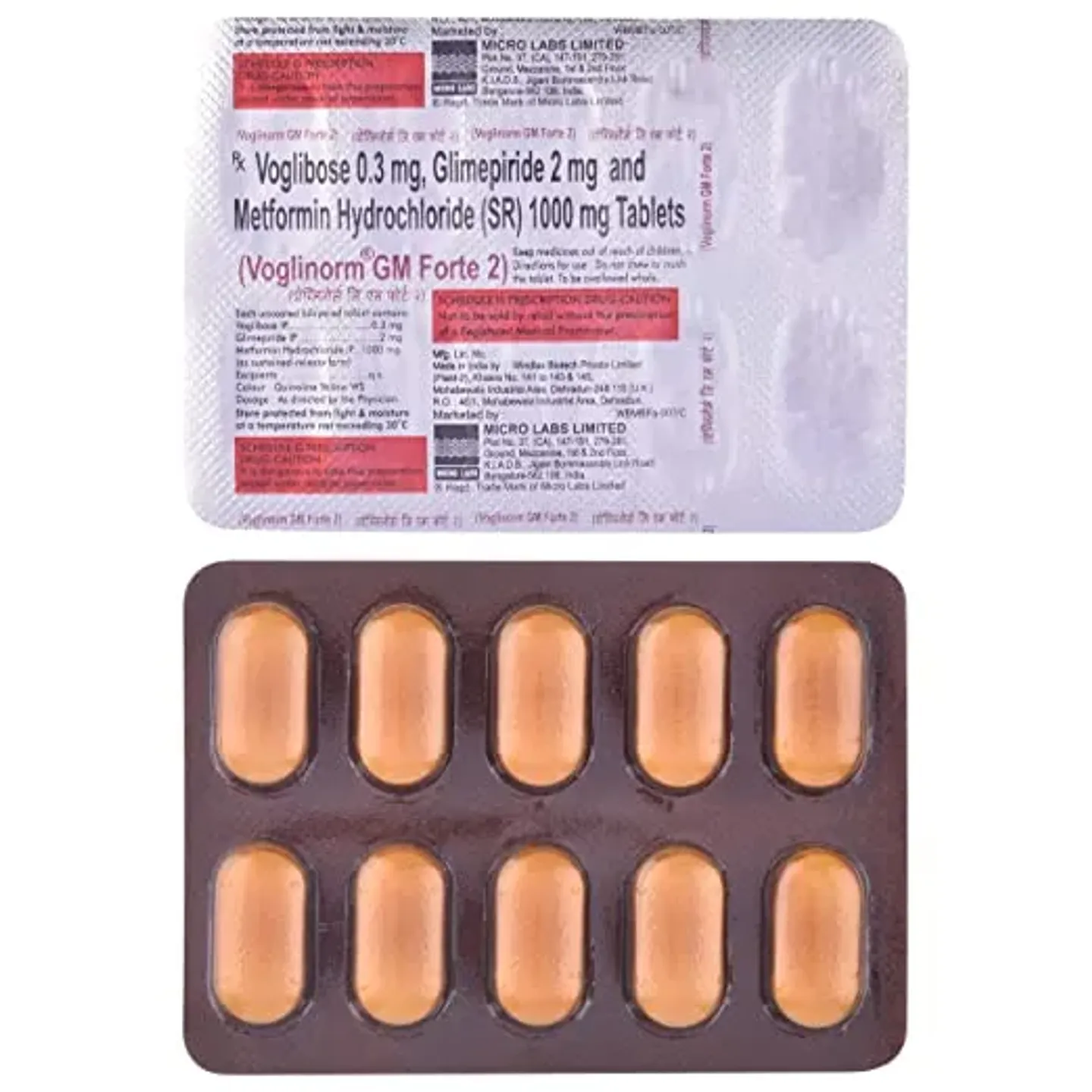 Voglinorm Gm Forte 2 Tablet product image