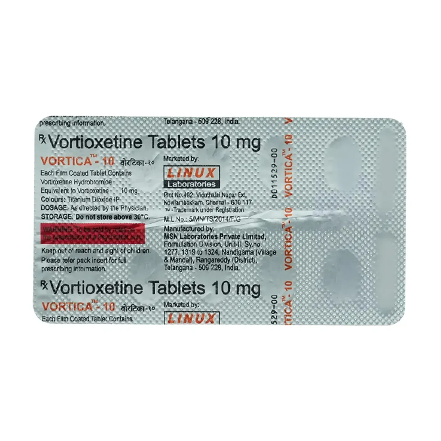 Vortica 10 Tablet product image