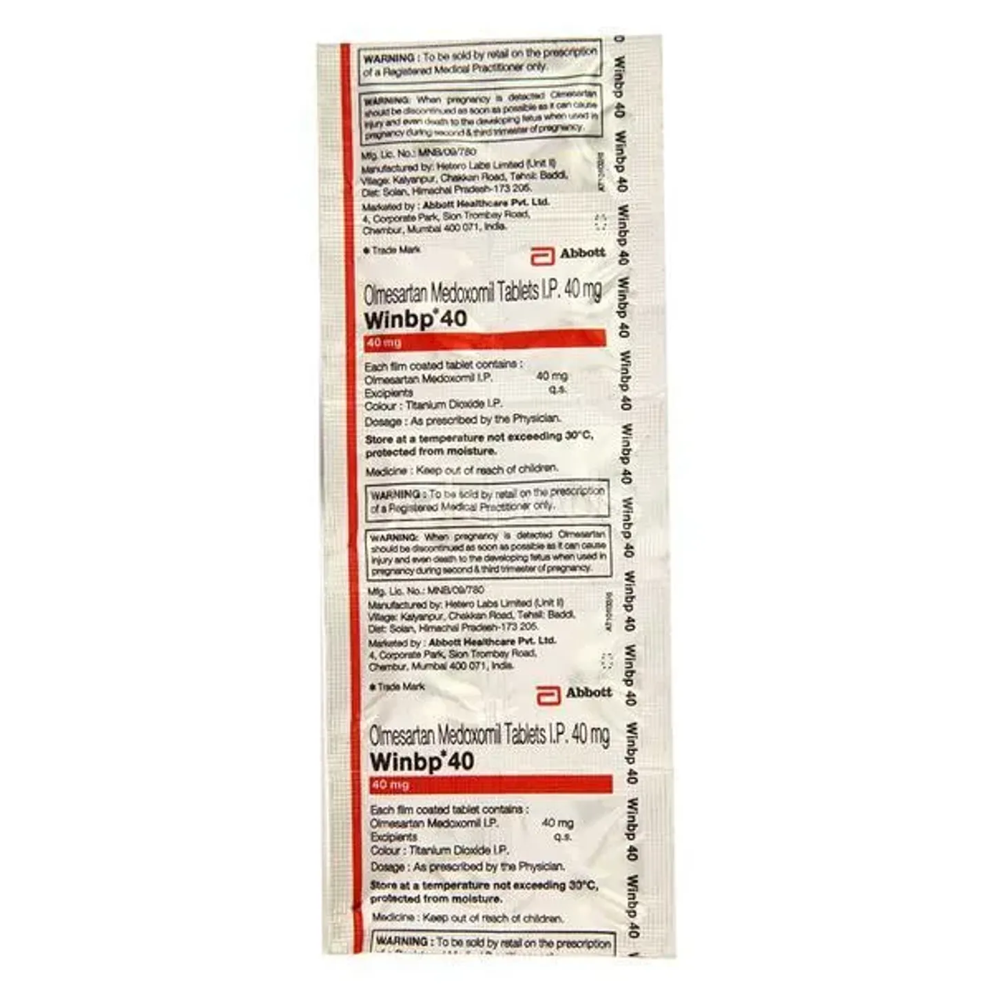 Winbp 40 Tab product image