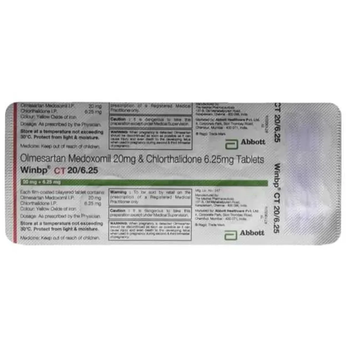 Winbp Ct 20/6.25 Tab product image