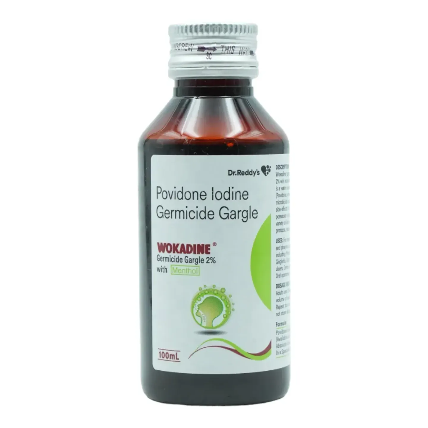 Wokadine Germicide Gargle 2% With Menthol product image