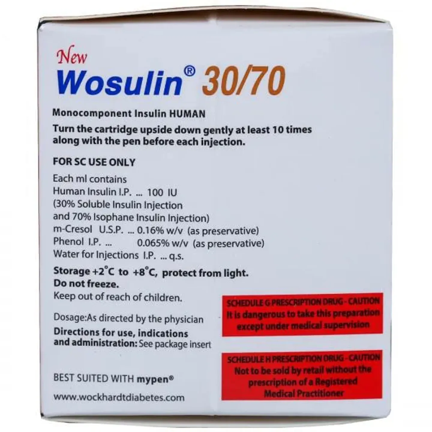 Wosulin 30/70 Injection product image