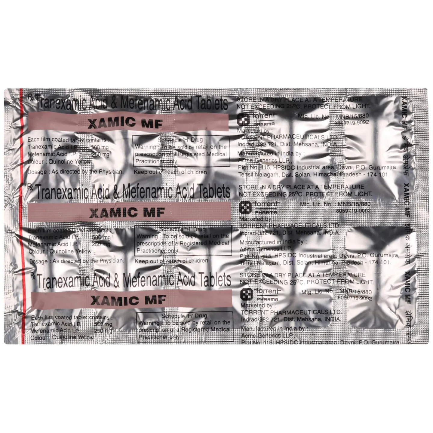 Xamic Mf Tablet product image