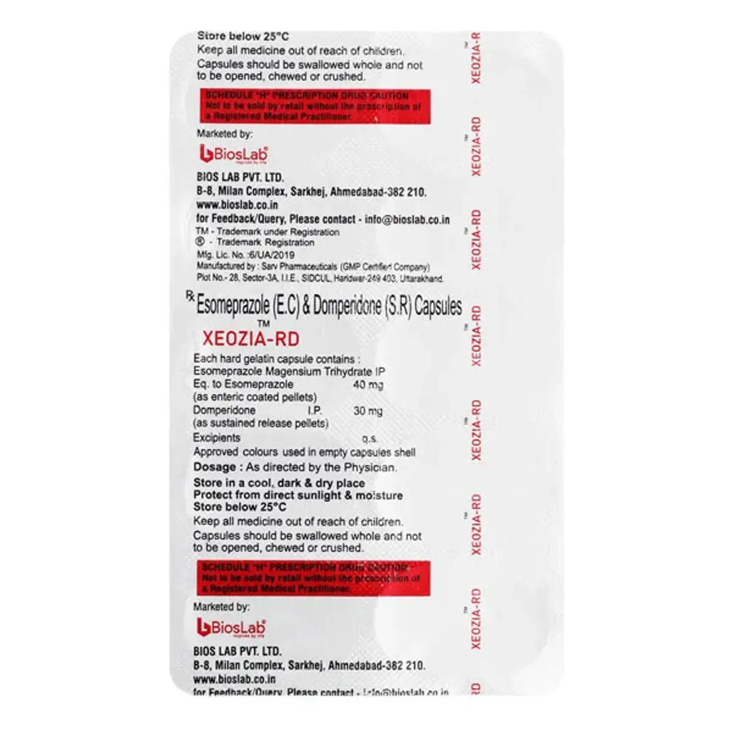 Xeozia Rd Capsule product image