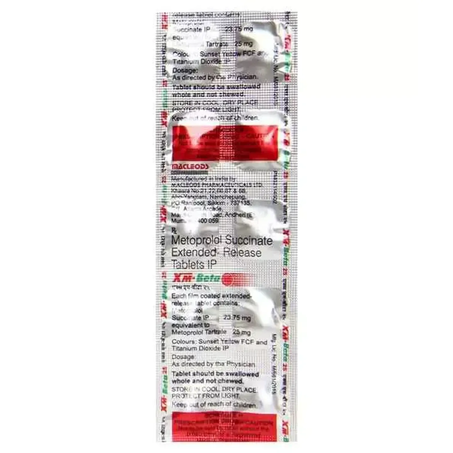 Xm Beta 25 Tablet product image