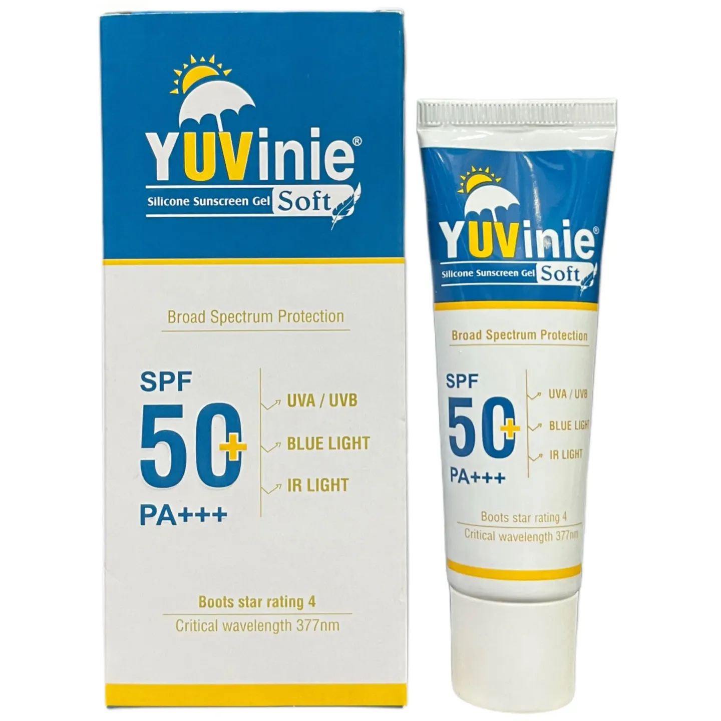 Yuvinie Soft Silicone Sunscreen Spf 50 Pa+++ Gel product image