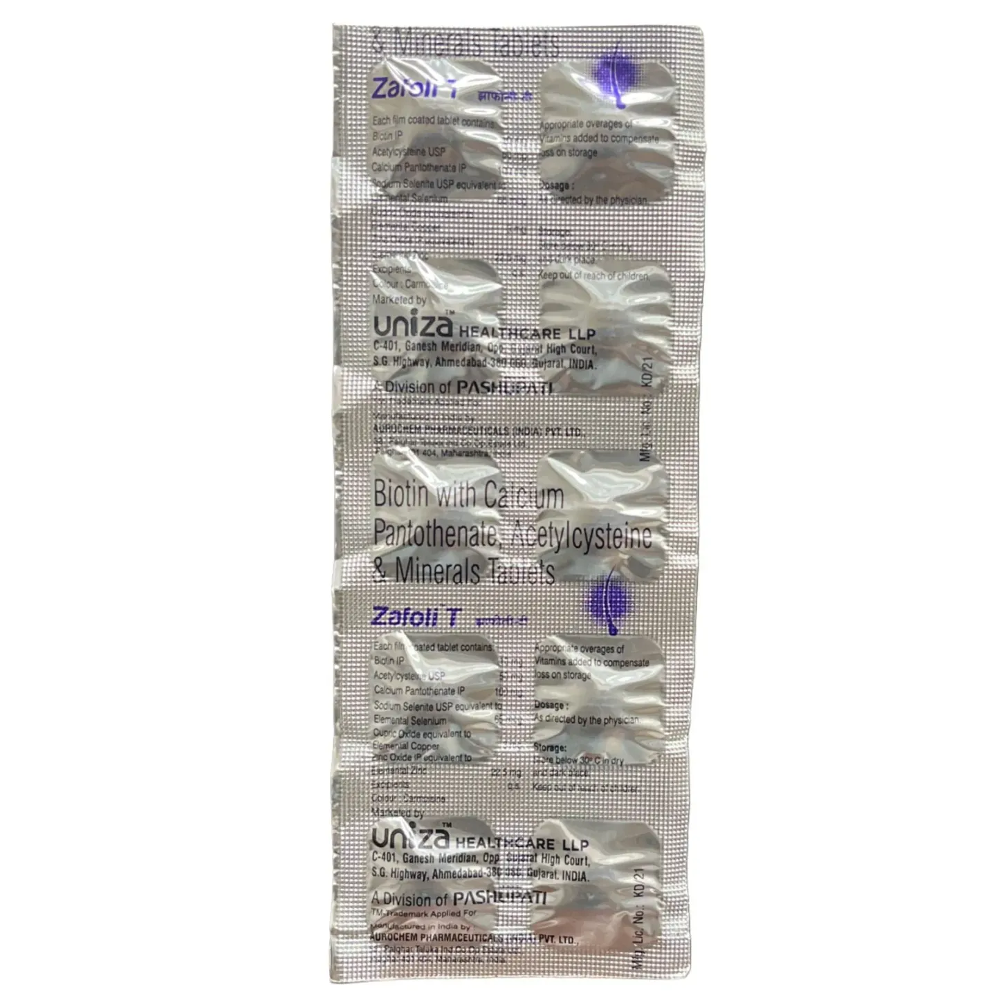 Zafoli T Tablet product image