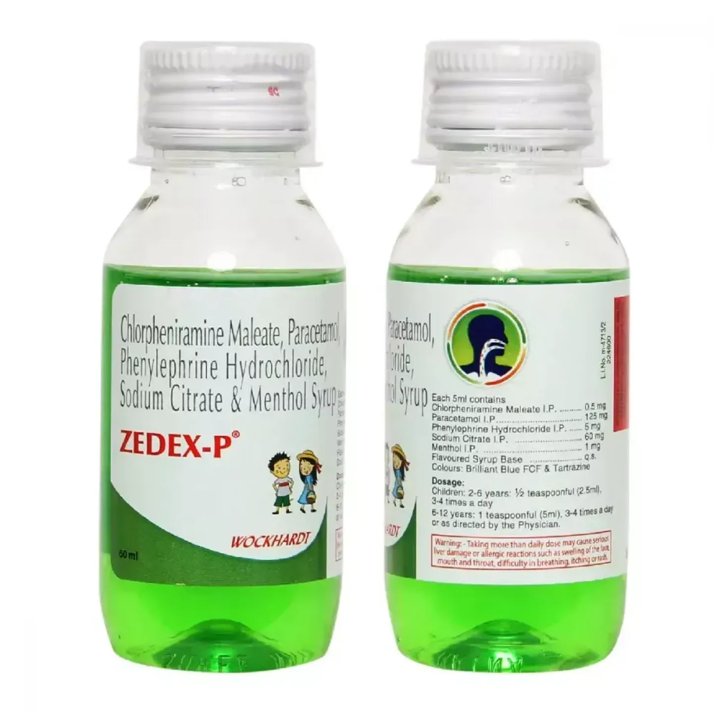 Zedex P Syrup 60ml product image