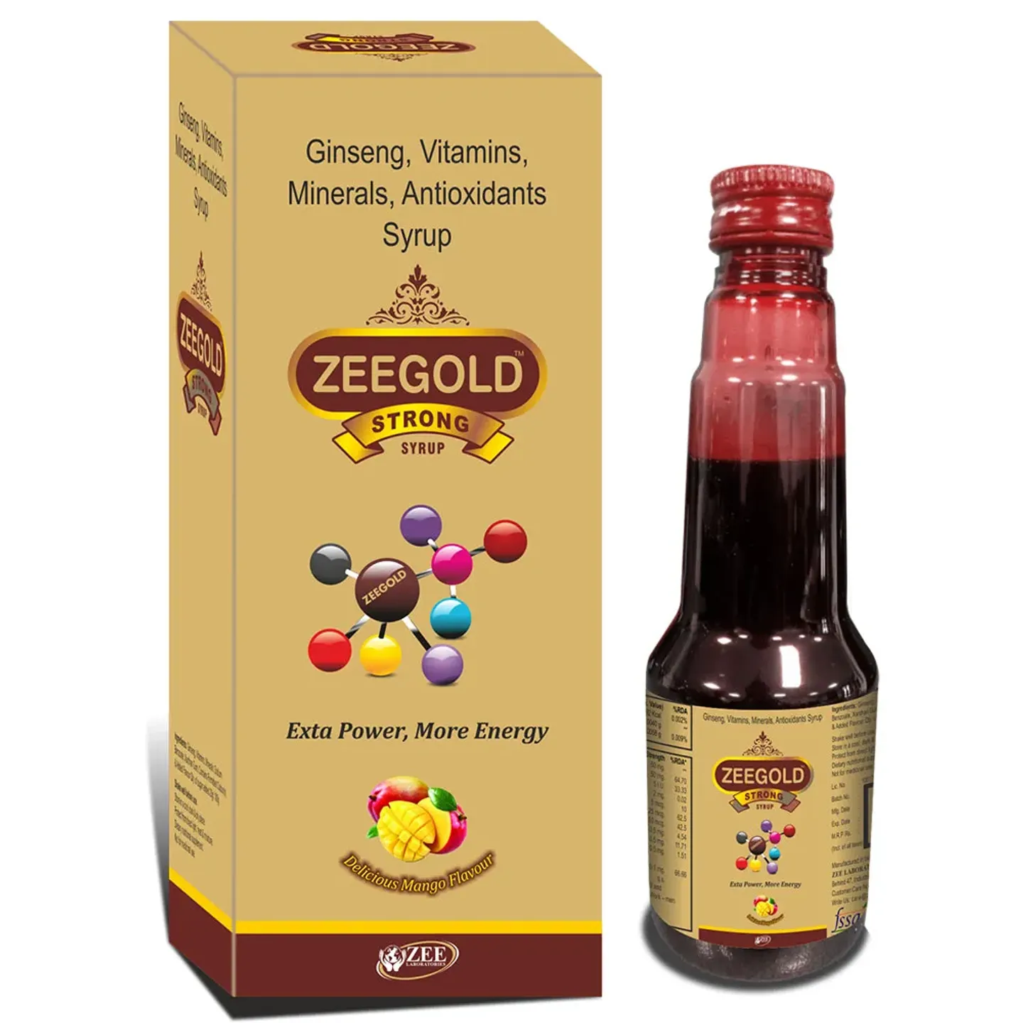 Zeegold Strong Syrup 225ml product image