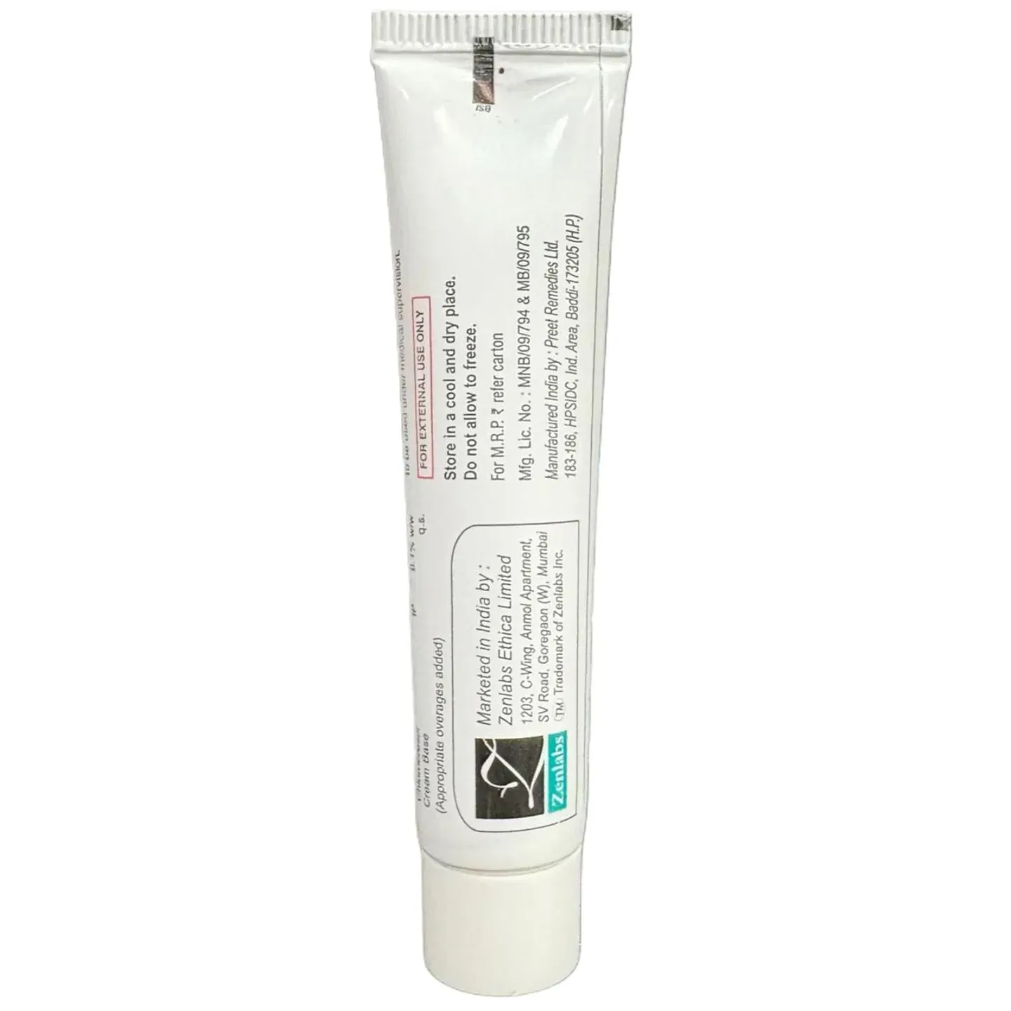 Zenbec N Cream 15gm product image