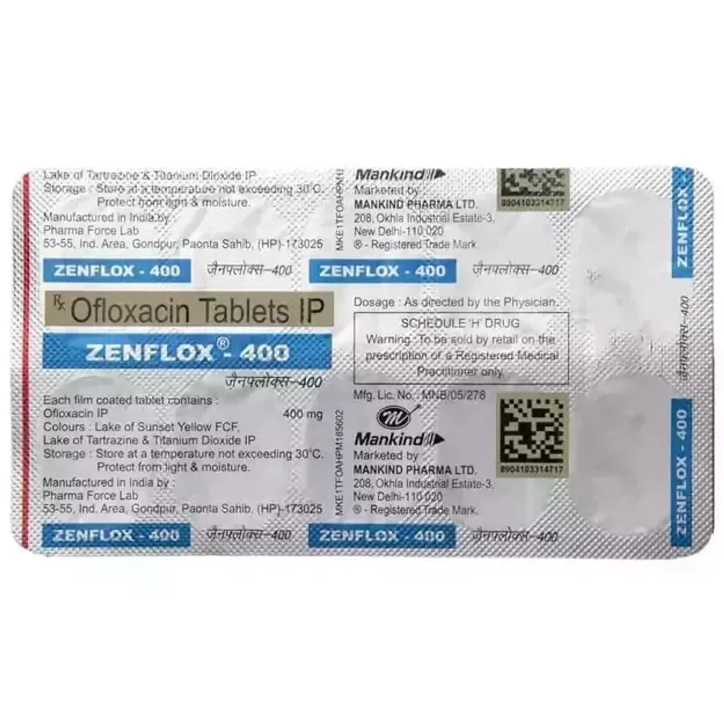 Zenflox 400 Tablet product image