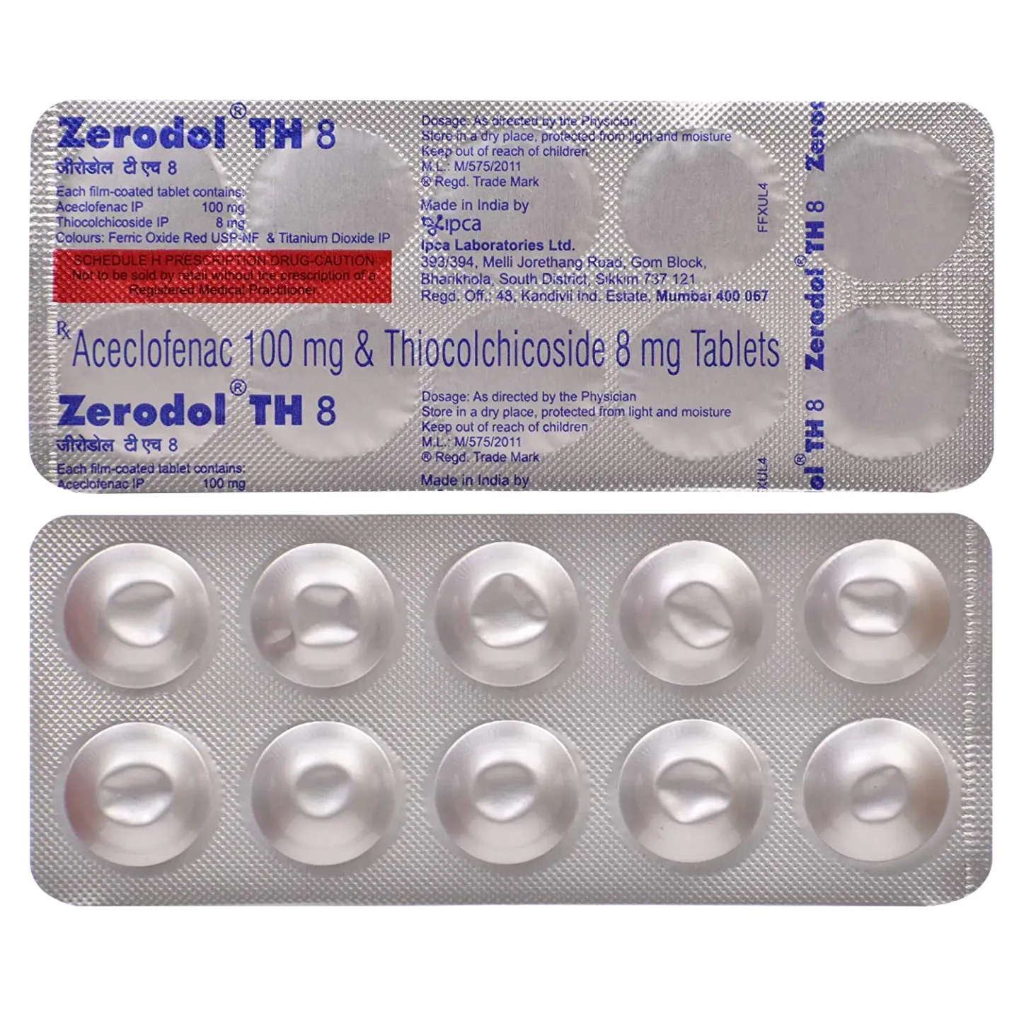 Zerodol Th 8 Tablet product image
