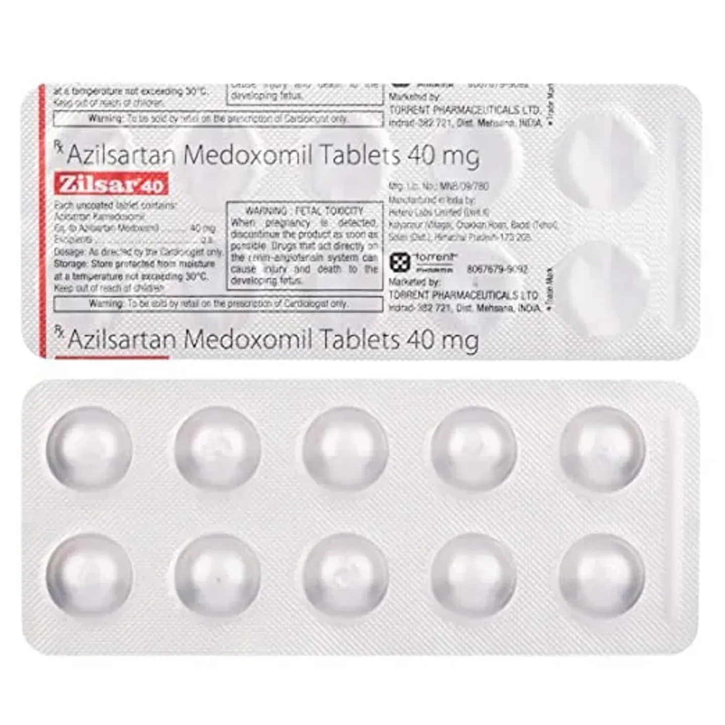 Zilsar 40 Tablet product image