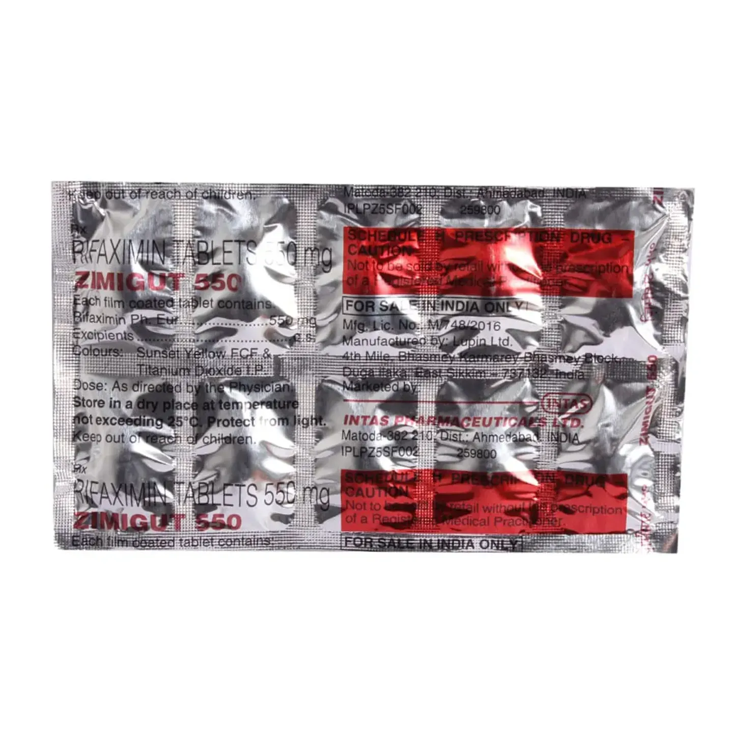 Zimigut 550 Tablet product image