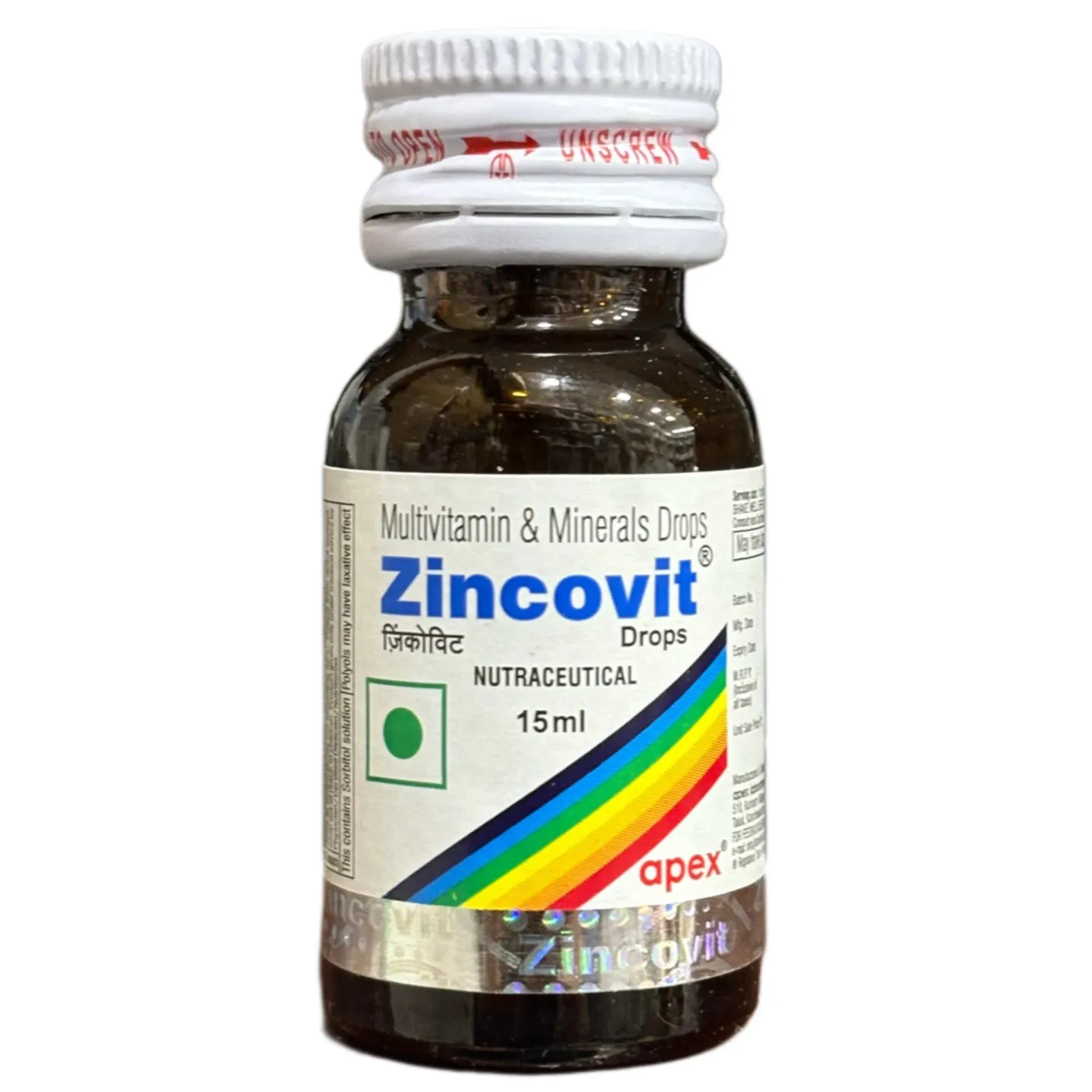 Zincovit Drop 15ml product image