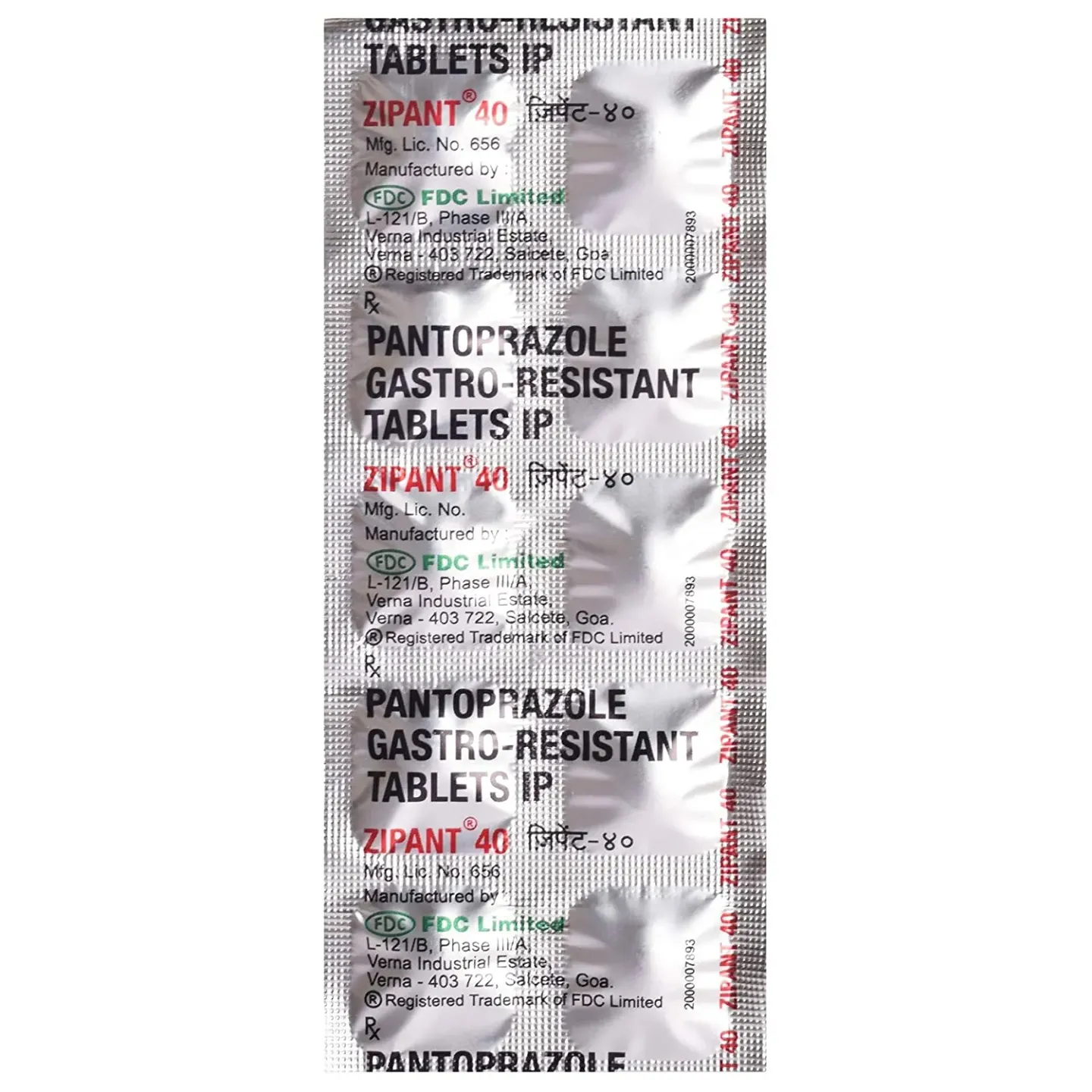 Zipant 40 Tablet product image