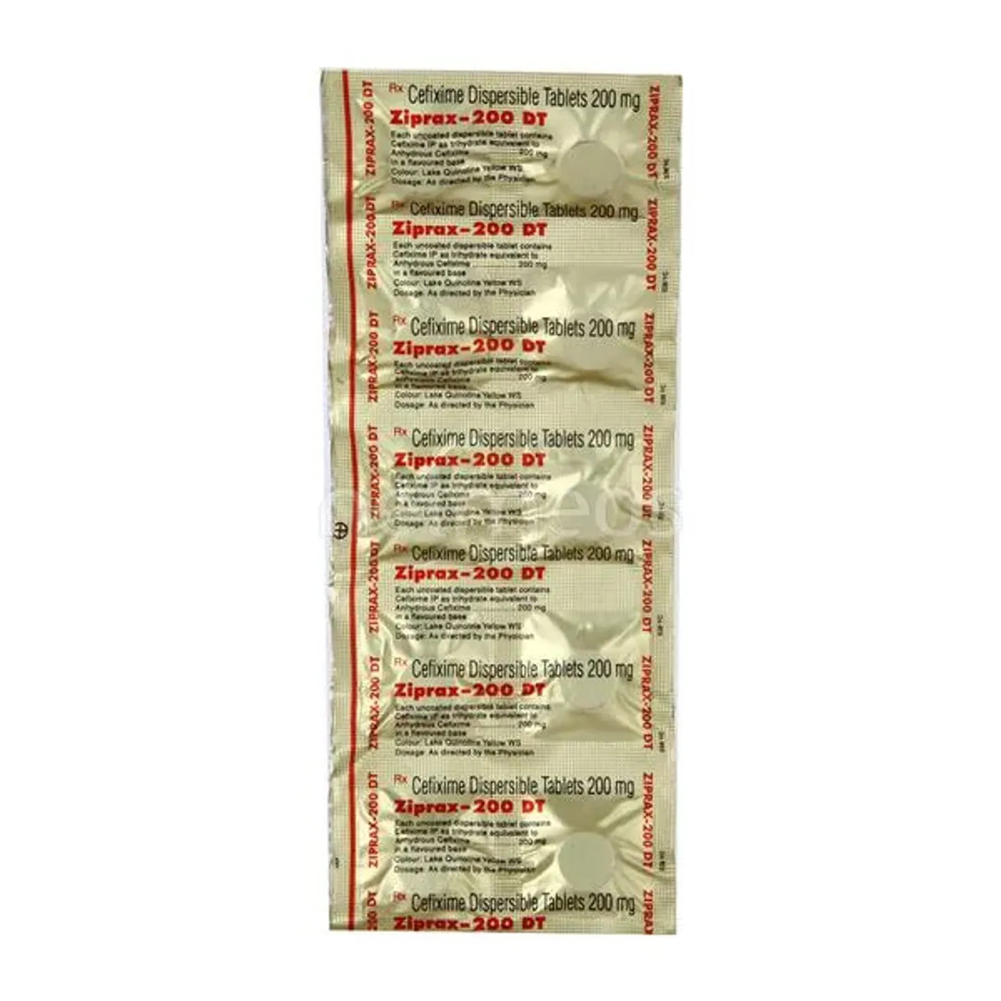 Ziprax 200 Dt Tablet product image