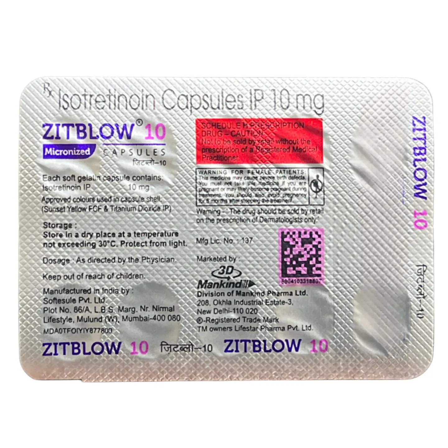 Zitblow 10 Capsule product image