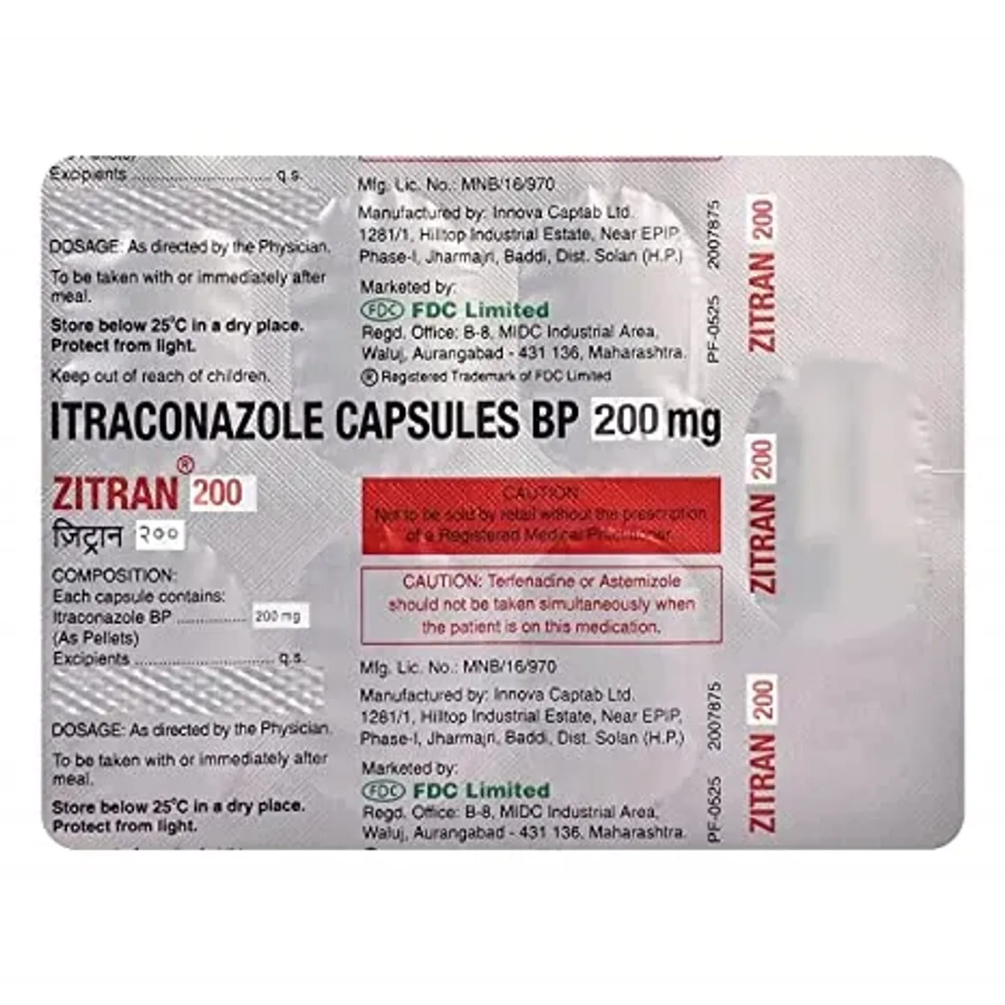 Zitran 200 Capsule product image