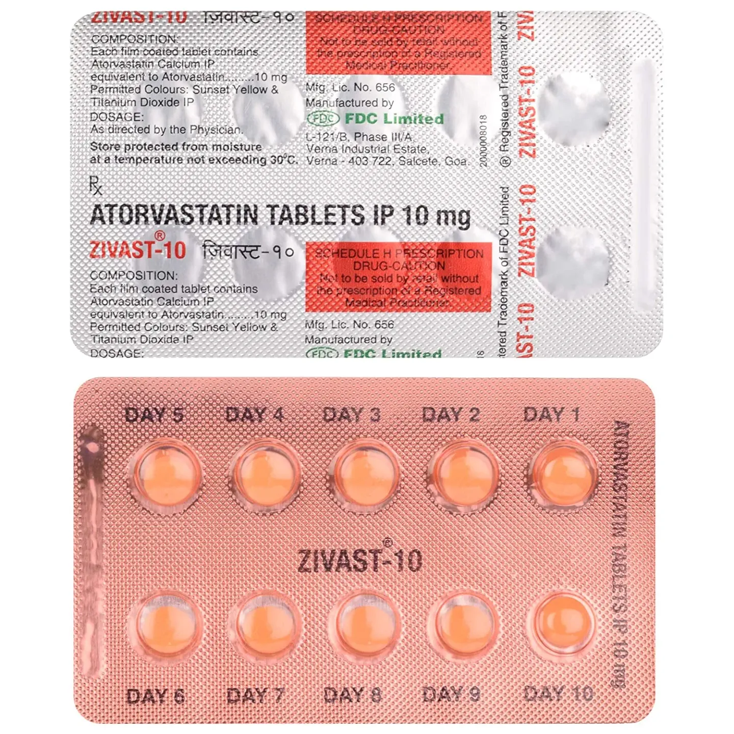 Zivast 10 Tablet product image