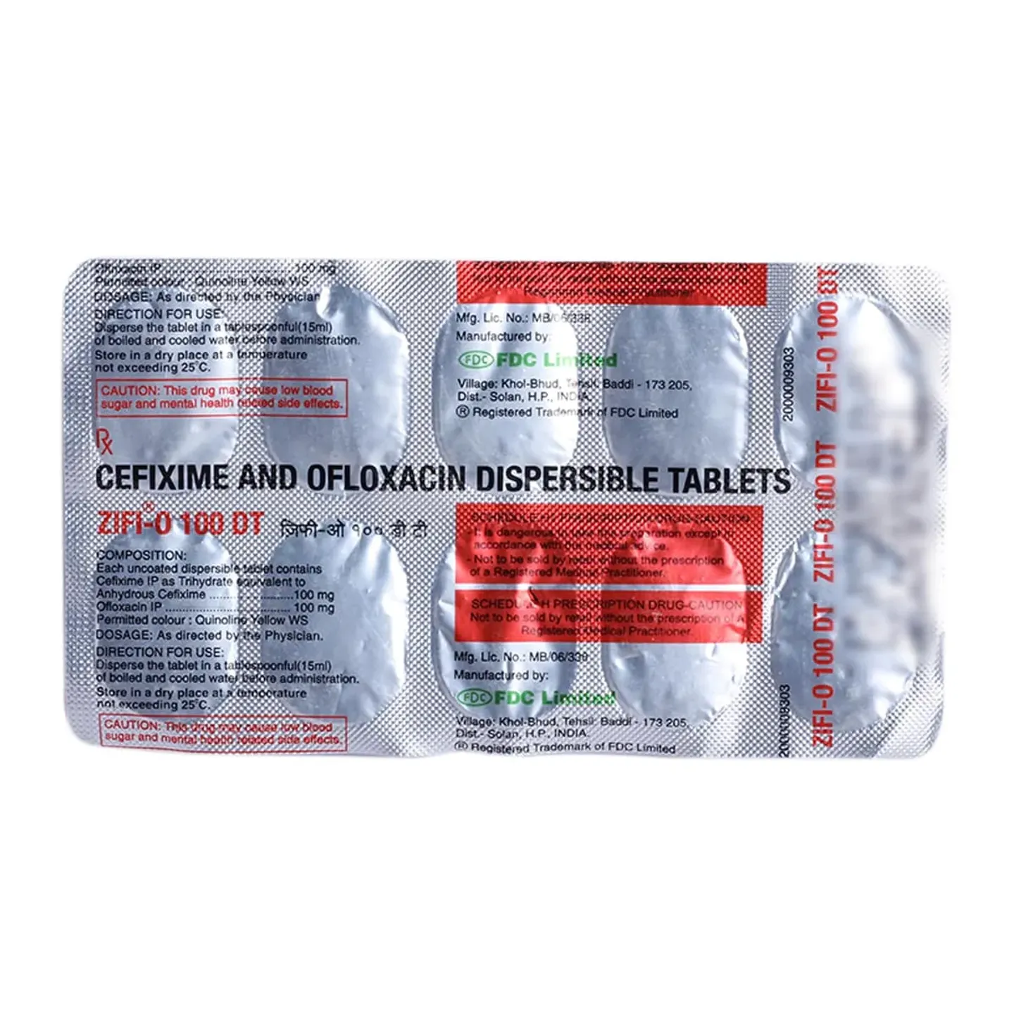 Zofix O 100mg Tablet product image