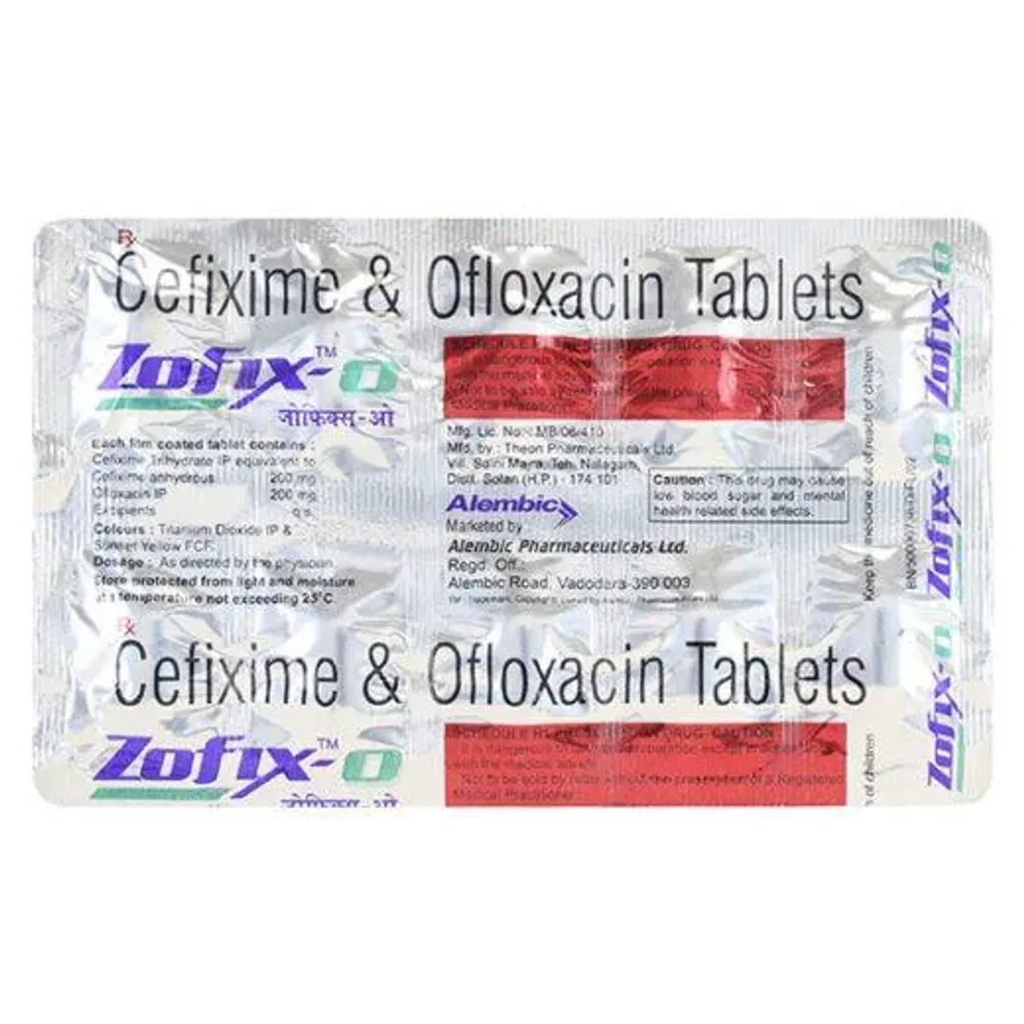 Zofix O 200mg Tablet product image