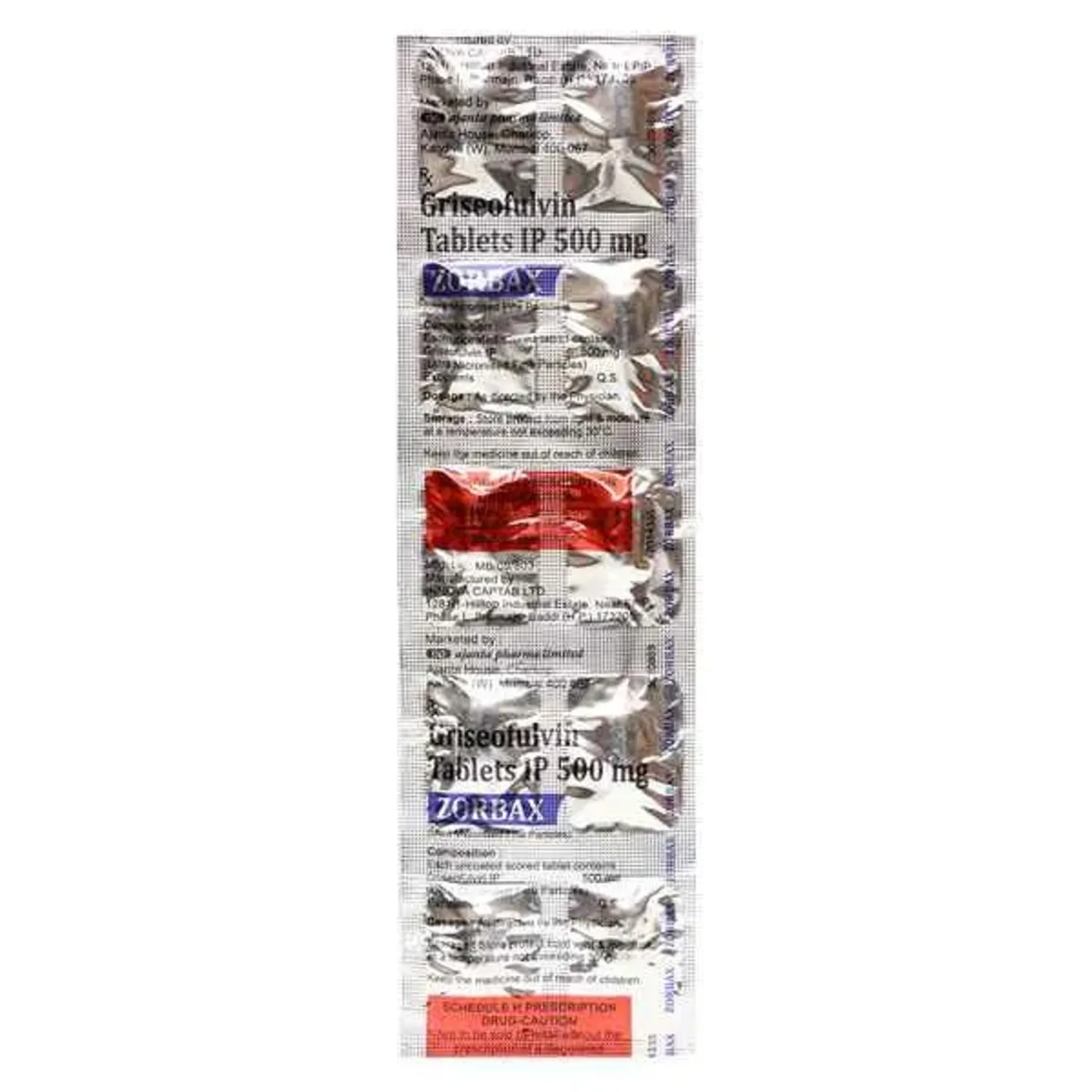 Zorbax 500 Tab product image