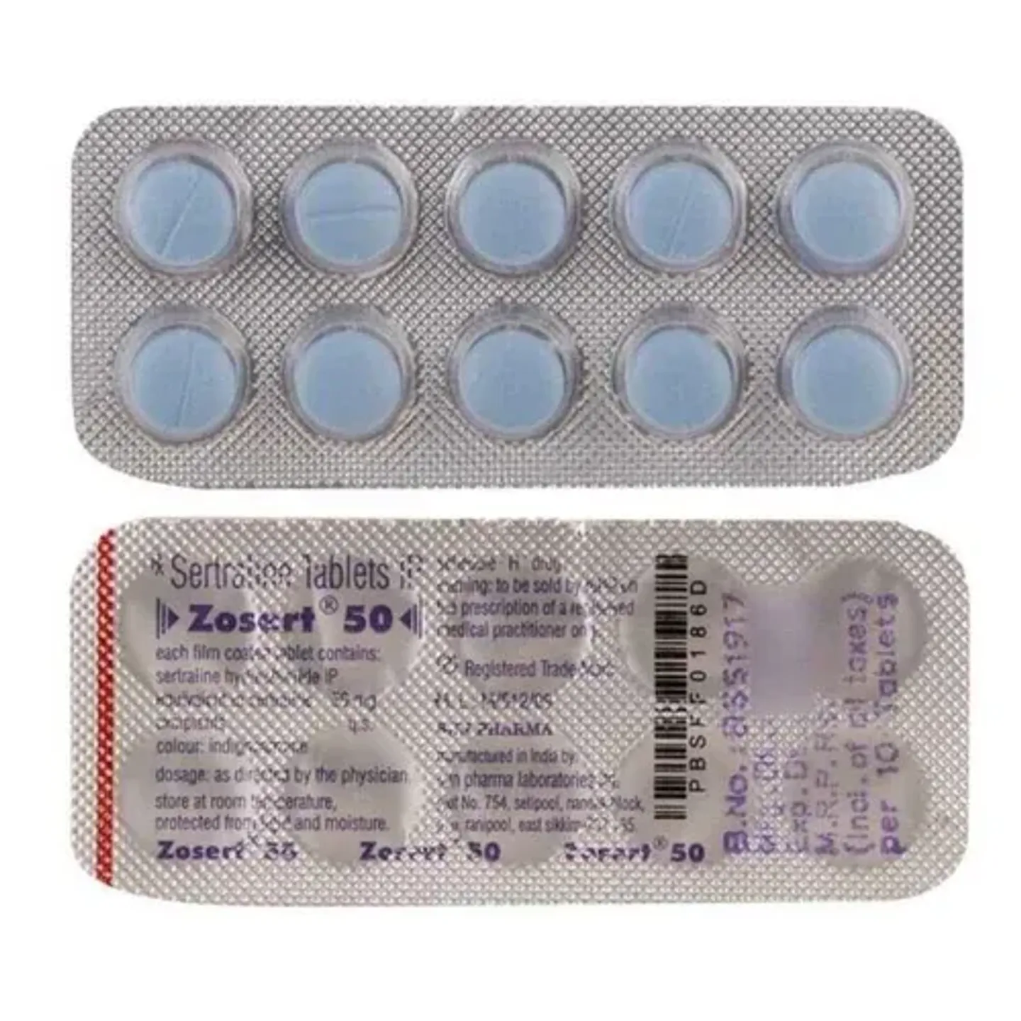 Zosert 50 Tablet product image
