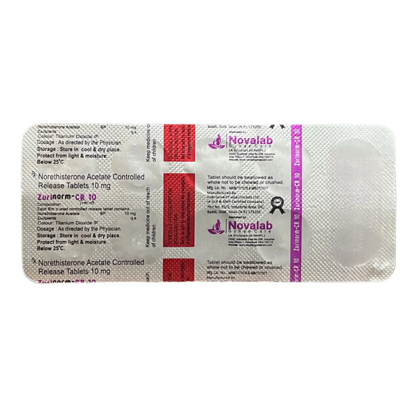 Zurinorm Cr 10 Tablet product image