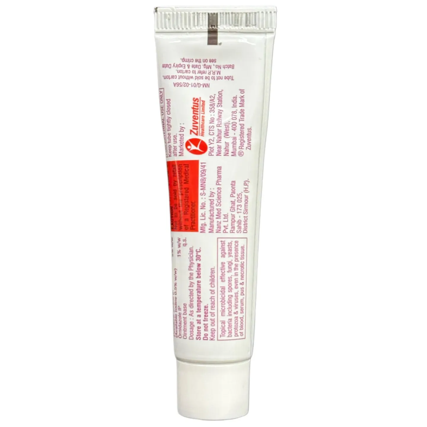 Zuvendine Oz Ointment 15gm product image