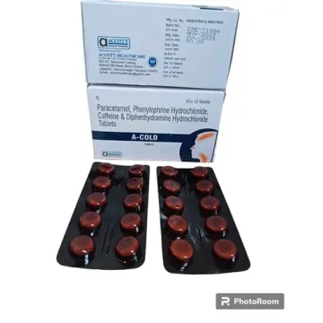 A Cold 5mg/500mg/30mg Tablet product image
