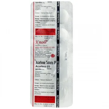 Acarboz 25mg Tablet product image