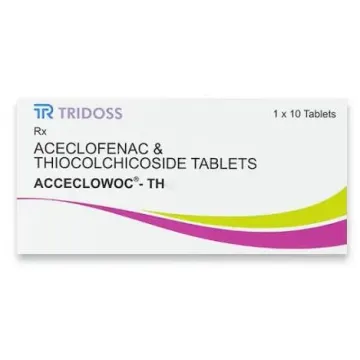 Acceclowoc Th 100mg/8mg Tablet product image