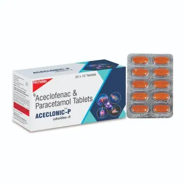 Aceclonij P 100mg/500mg Tablet product image