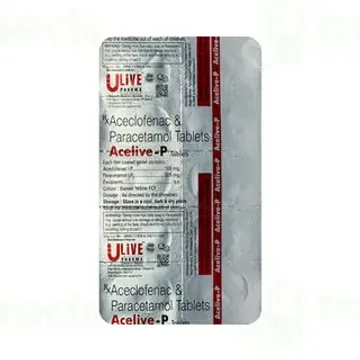 Acelive P 100mg/325mg Tablet product image