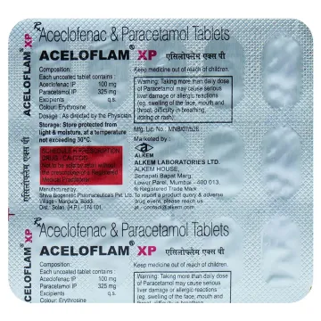 Aceloflam Xp 100 Mg/325 Mg Tablet product image