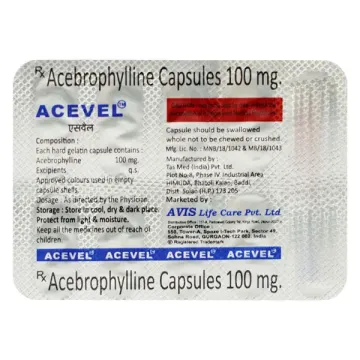 Acevel 100mg Capsule product image