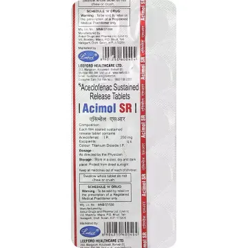 Acimol 200mg Tablet product image