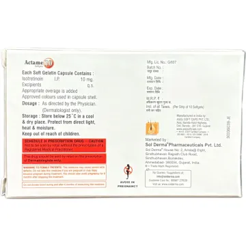 Actame 10 Capsules product image