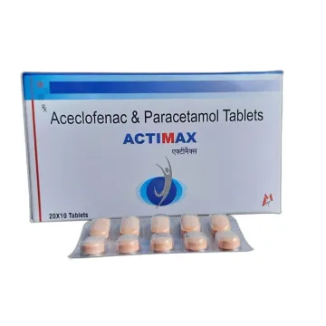 Actimax 100mg/325mg Tablet product image