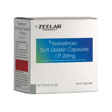 Actinin O 20mg Soft Gelatin Capsule product image