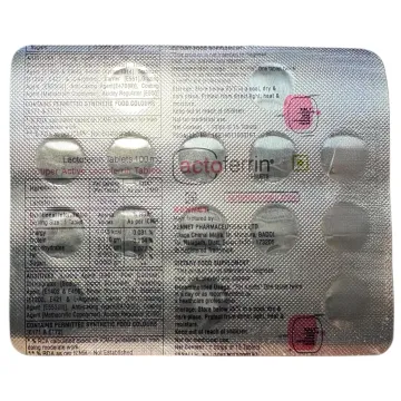 Actoferrin 100mg Tablets product image