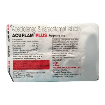 Acuflam Plus Tablet product image