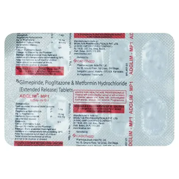 Adglim-mp 1mg/500mg/15mg Tablet product image