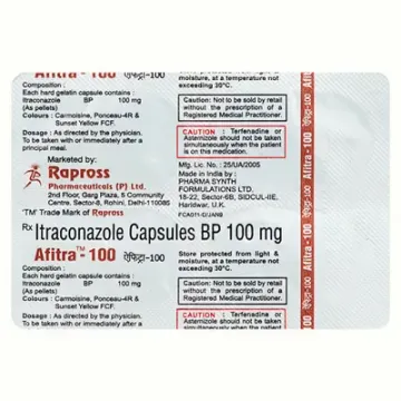 Afitra 100 Capsule product image